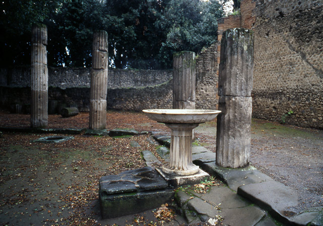 ss097 - Birdbath,Pompeiﾠ©2005 Sanford Sherman