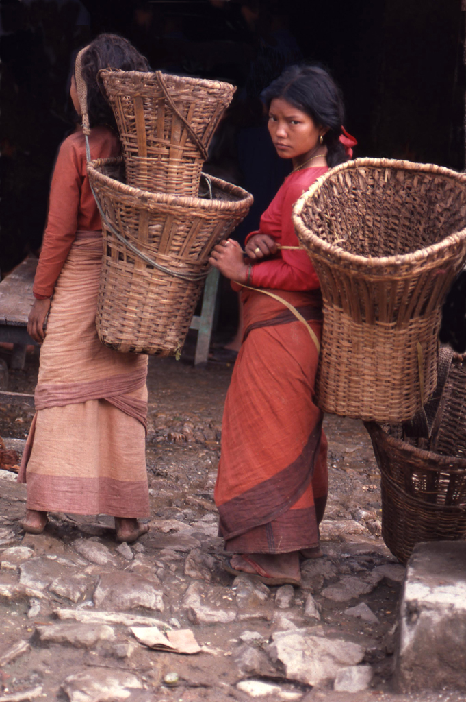 ss2 - girls with basketsﾠ©l986 Sanford Sherman